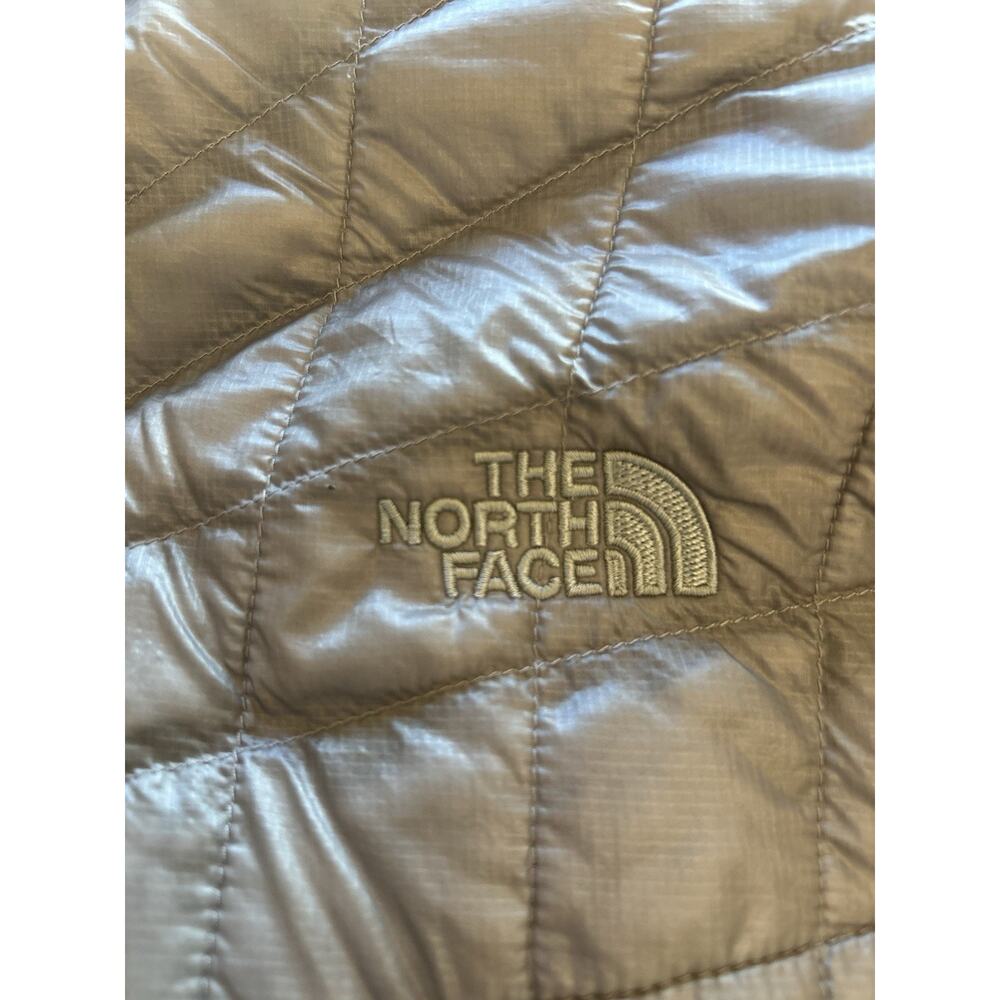 The North Face Thermoball Primaloft Light Puffer Jacket Womens Silver Large - Picture 10 of 16